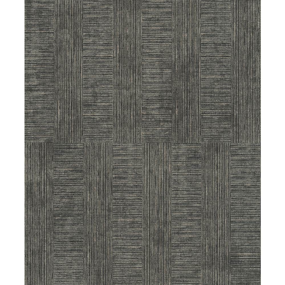 Eldorado Black Geometric Non-Pasted Vinyl Wallpaper