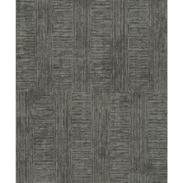 Advantage Eldorado Black Geometric Wallpaper Sample