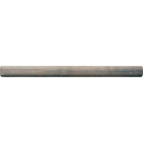 MSI Multi Classic Pencil Molding 3/4 in. x 12 in. Slate Wall Tile (1 lin. ft.)