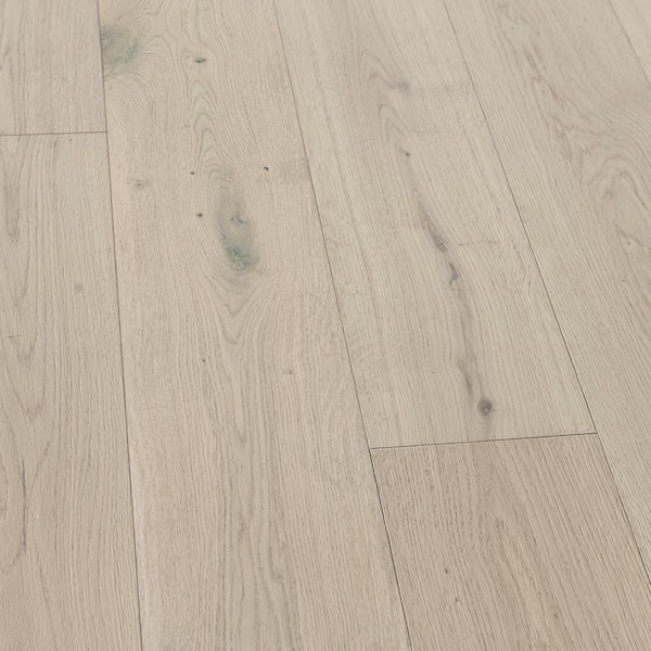 Malibu Wide Plank Burbank French Oak 9/16 in. T x 7.5 in. W Water Resistant Wire Brushed Engineered Hardwood Flooring (23.3 sq. ft./case)