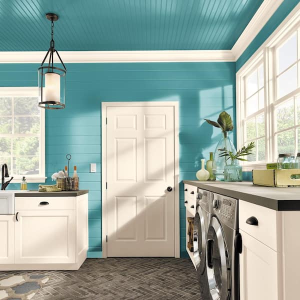 BEHR PREMIUM 1 gal. #M460-5 Aqua Fresco Semi-Gloss Enamel Interior