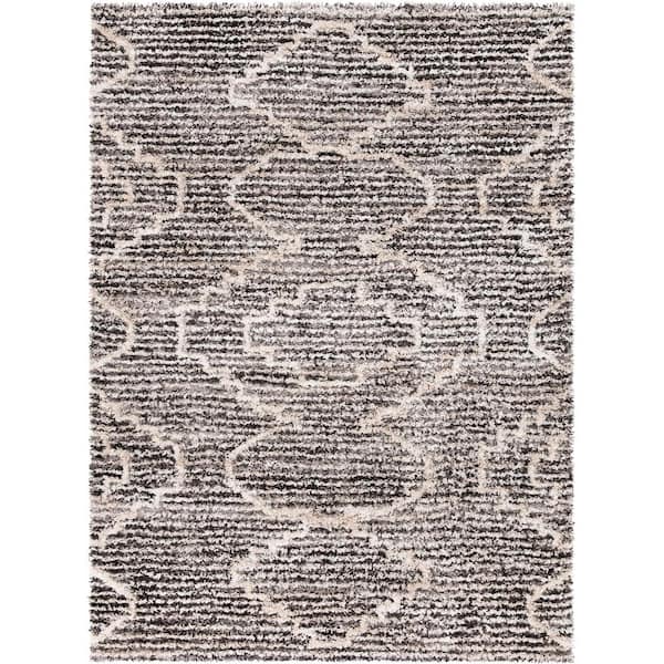 Concord Global Trading Serenity Gray 5 ft. x 7 ft. Traditional Area Rug
