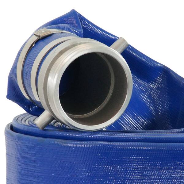 Water Discharge Hose2" x 25 FTRedPin LugImportIndustrial Supply 