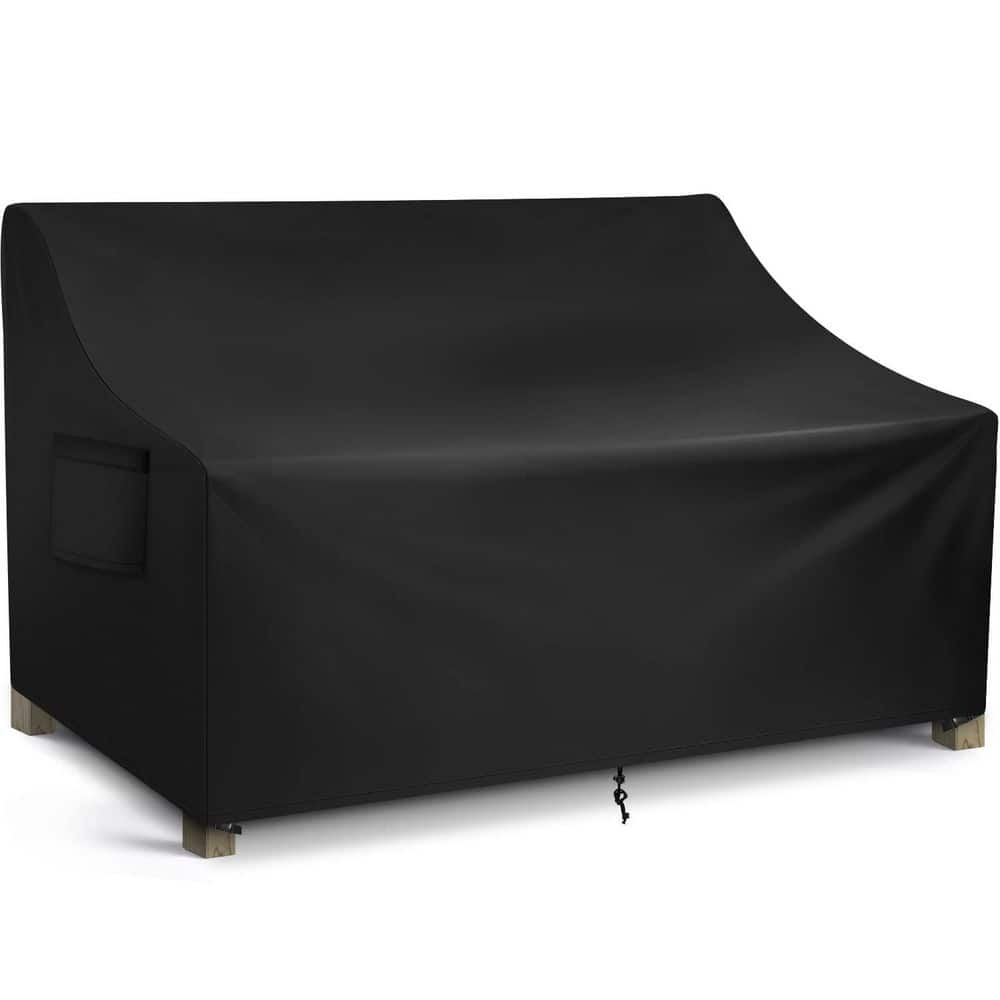70 in. x 38 in. x 31 in. Black Patio Sofa Cover, Heavy Duty Deep Lounge Loveseat, Large Lawn Furniture with Air Vent price history on PriceWatchPro