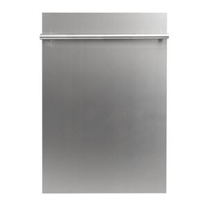 ZLINE 18" Compact Stainless Steel Top Control Dishwasher with Stainless Steel Tub and Modern Style Handle, 52 dBa