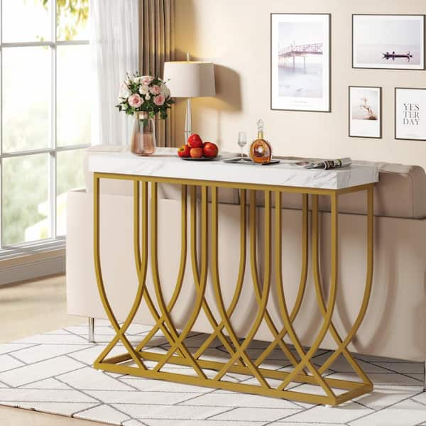 Marble deals entryway table