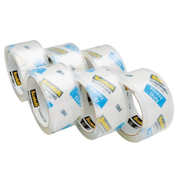 Double Sided Tape Refill Rolls, 6 Count With Desktop Dispenser