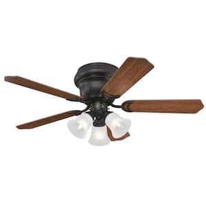 Contempra Trio 42 in. LED Oil Rubbed Bronze Ceiling Fan with Light Kit