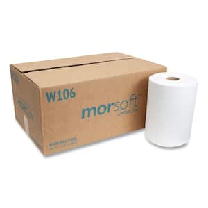 Hardwound Paper Towels, 1-Ply, 10 in. x 800 ft., White, 6-Rolls/Carton