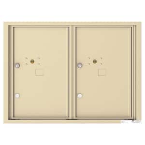 Versatile 6 High 2-Parcel Lockers Wall-Mount 4C Mailbox Suite