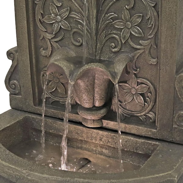 Sunnydaze Lovely Lily Polyresin Outdoor Wall Fountain WNC-854