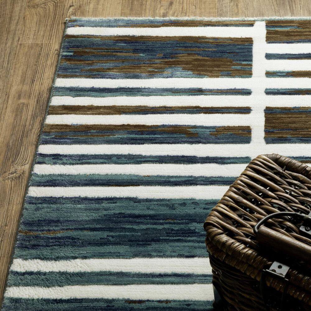 7' X 10' Beige And Brown Geometric Area Rug With Fringe price history on PriceWatchPro