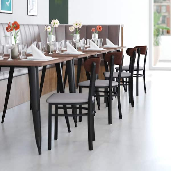 Vinyl kitchen online chairs