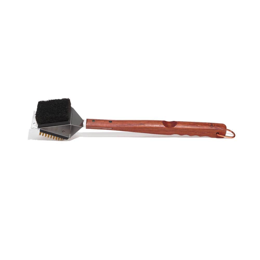 Rosewood 3-in-1 Grill Brush QB45 - Home Depot