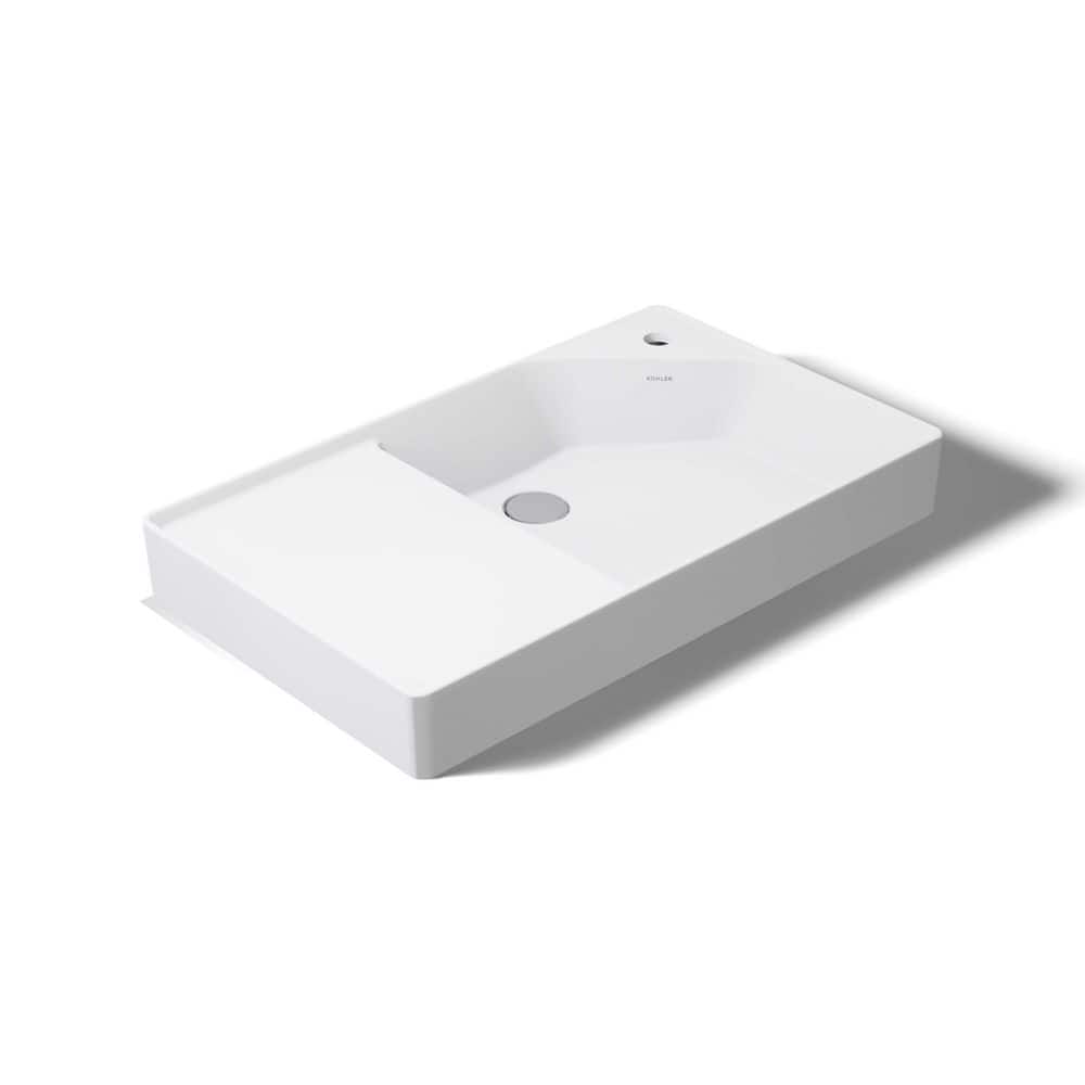 KOHLER Spacity 30 in. W x 4.75 in. D Fireclay Vanity Top in White
