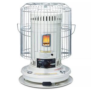 Image showcasing SENGOKU CTN-110 KeroHeat 10,000 BTU White Radiant Kerosene Portable ...