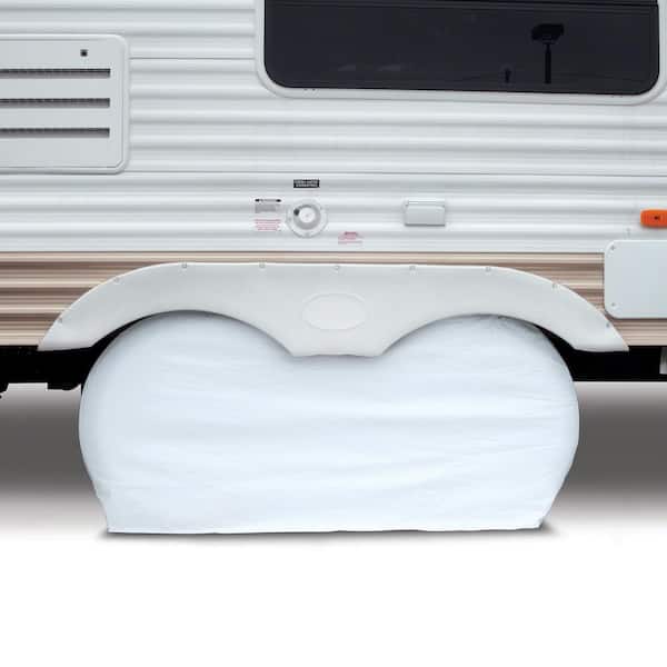 Classic Accessories OverDrive RV 74 in. L x in. W x 34 in. H Dual Axle Wheel  Cover 80-211-052801-00 The Home Depot