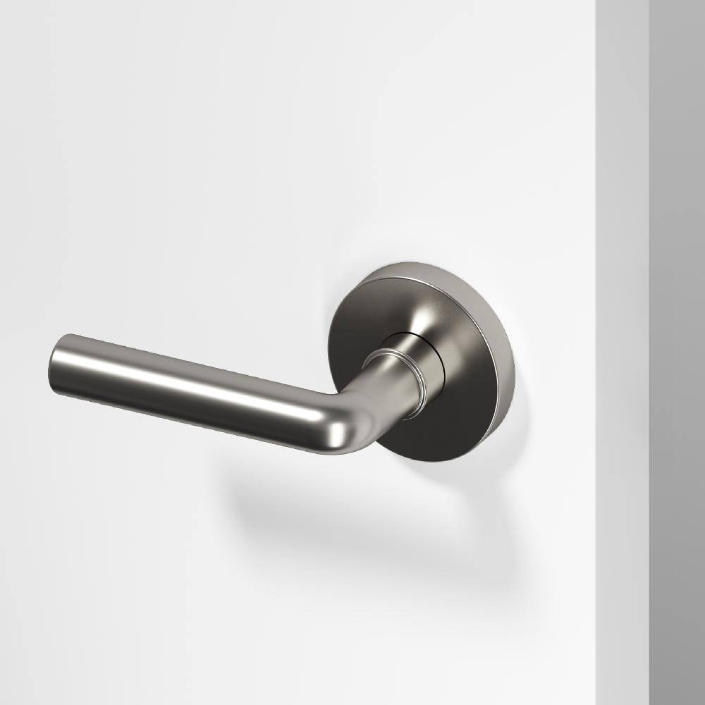 Arc Metal Brushed Nickel Dummy Door Handle with Round Rosette price history on PriceWatchPro