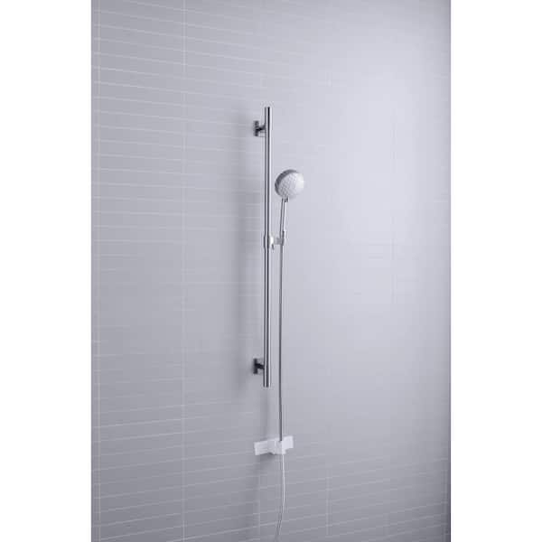KOHLER Awaken G110 4-Spray 36 in. 2.5 GPM Deluxe Handheld Shower Head Kit in Polished Chrome