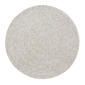 Cosmos Gray 6 ft. Round Area Rug