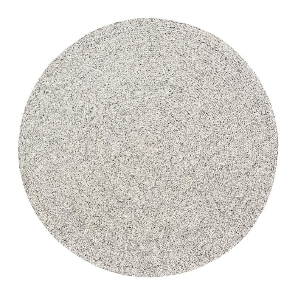 Cosmos Gray 8 ft. Round Area Rug