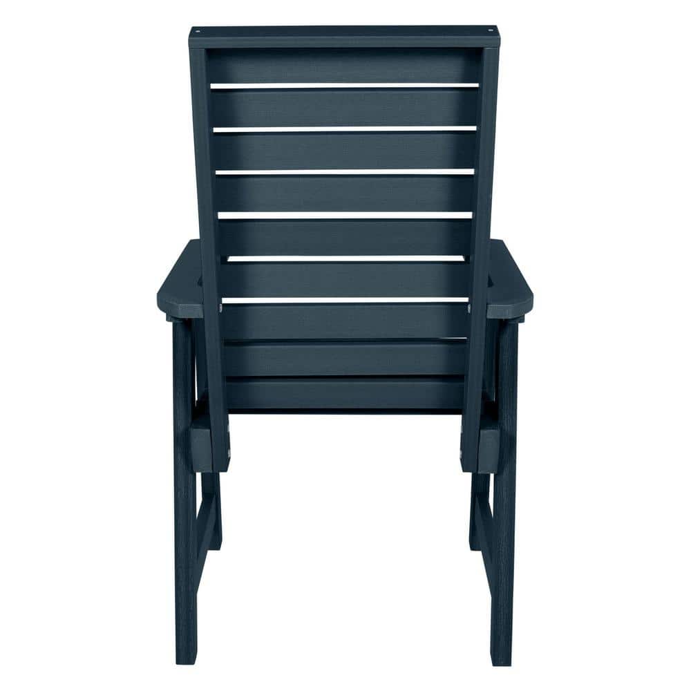 Weatherly Federal Blue Outdoor Dining Armchair