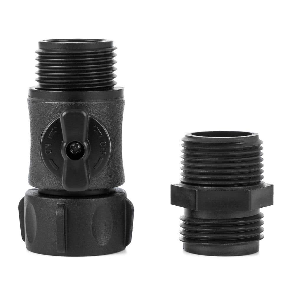 3/4 in. MPT x 3/4 in. GHT Black Polypropylene Valve with Adapter price history on PriceWatchPro