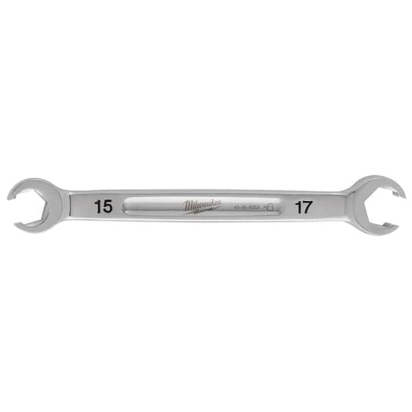 Milwaukee 15 mm x 17 mm Double End Flare Nut Wrench