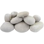 0.25 cu. ft., 2 in. to 5 in. 20 lbs. Caribbean Beach Pebbles