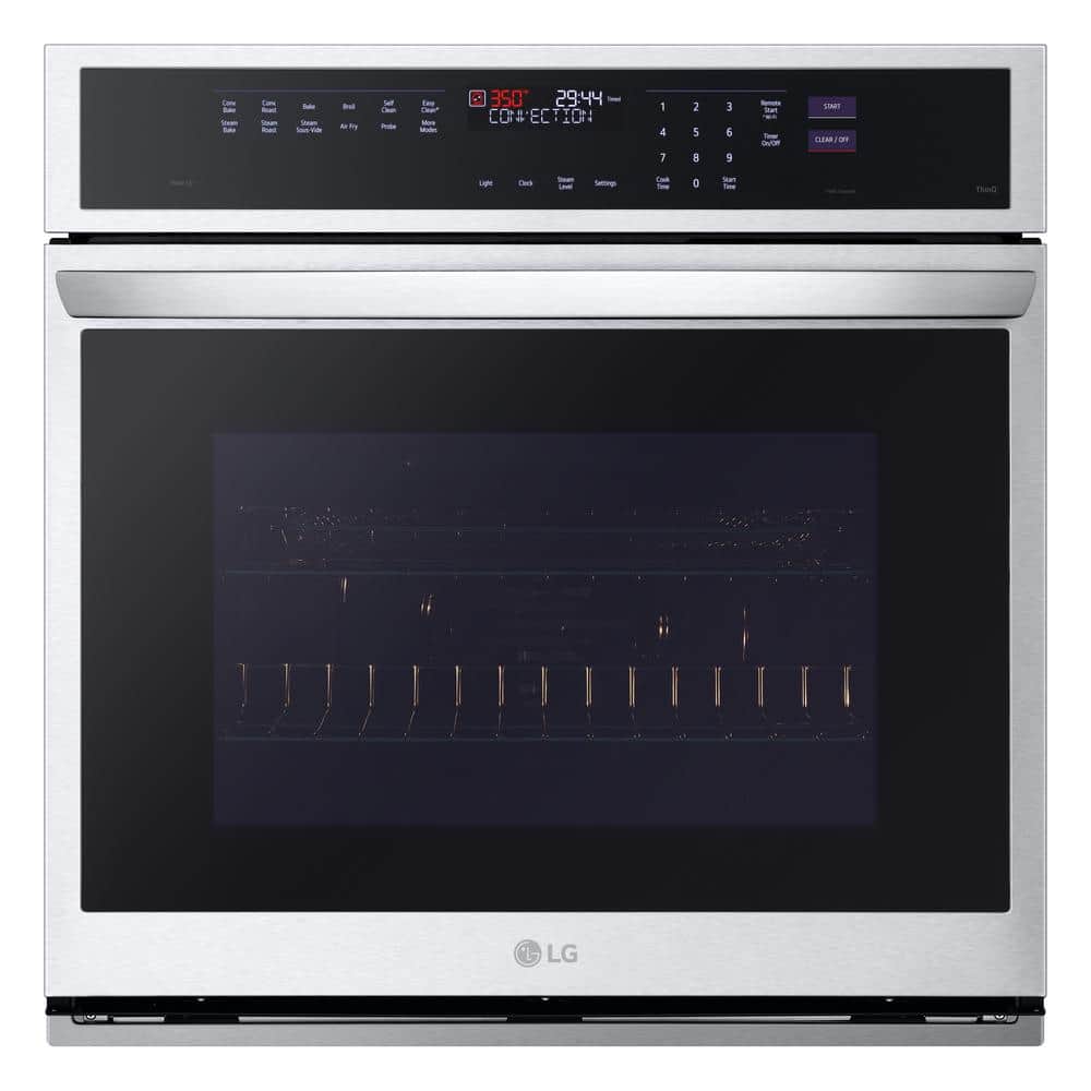 30-Inch Stainless Steel Smart Convection Wall Oven