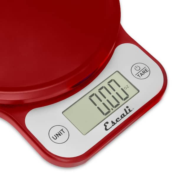 Escali Telero Digital Kitchen Scale Red