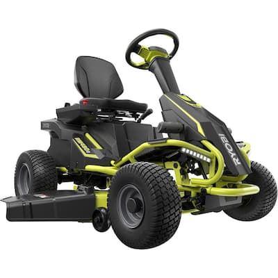 RYOBI 48V Brushless 38 in. 75 Ah Battery Electric Rear Engine Riding Lawn Mower