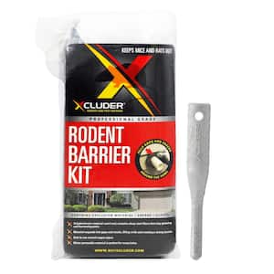 Rodent Control Fill Fabric, Large DIY Kit with Inspection and Fit Tool; Stainless Steel Blend