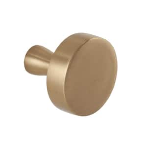 The Perfect 1 in. Satin Brass Cabinet Knob