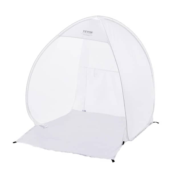 Spray Paint Shelter,40 x 35 x 40 ft. Pop-Up Portable Spray Paint Tent with Built-In Floor,Exhaust Window and Storage Bag