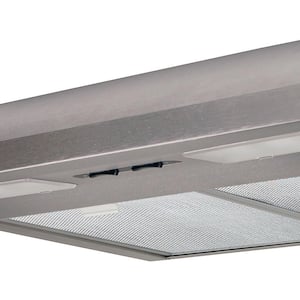 Essence 36 in. ENERGY STAR Certified Convertible Under Cabinet Range Hood with Light in Stainless Steel