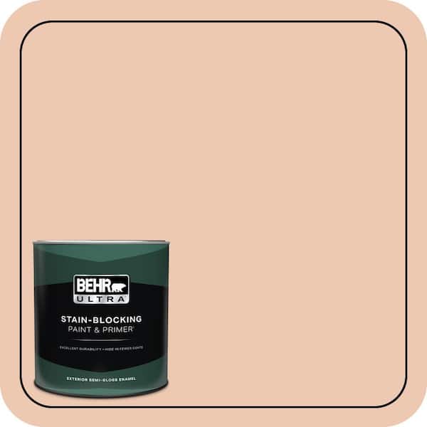 BEHR ULTRA 1 qt. #MQ3-39 Sweet Pastel Semi-Gloss Enamel Exterior Paint & Primer