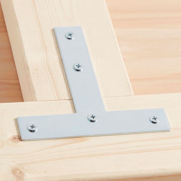 Everbilt 5 in. x 5 in. Zinc Plated T-Plate 24512 - The Home Depot