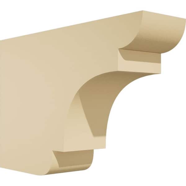 Ekena Millwork Standard New Brighton 3 in. W x 8 in. H x 12 in. D Signature Urethane Rafter Tail Outlooker