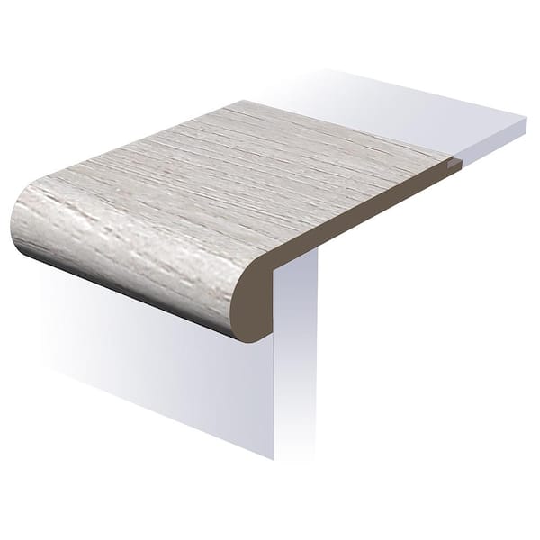 Wild Silverthorne 1 in. T x 4-1/2 in. W x 94 in. L Waterproof Flush Stair Nose Moulding