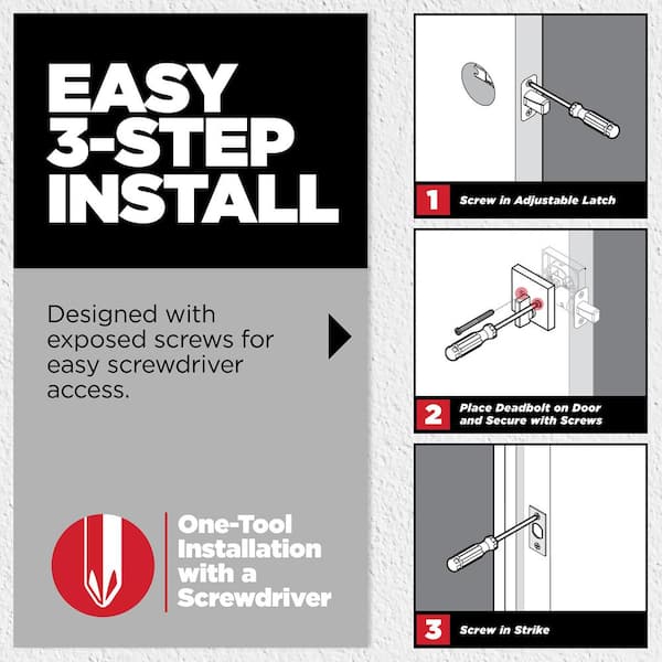 Kwikset 663 Series Matte Black Round Single Sided Interior Turn