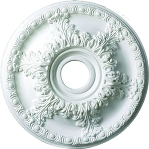 18 in. x 1-7/8 in. Leaf and Running Bead Polyurethane Ceiling Medallion