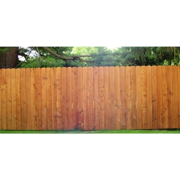 dog ear wooden fence