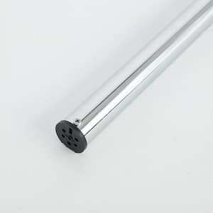 48 in. - 72 in. Chrome Heavy Duty Adjustable Closet Rod