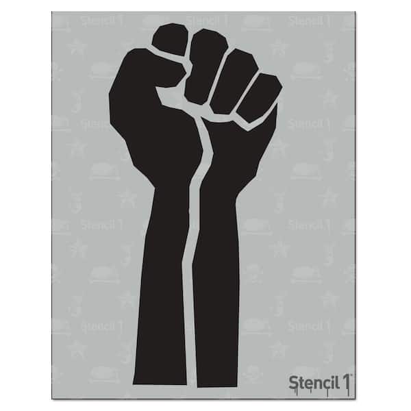 Fist Stencil