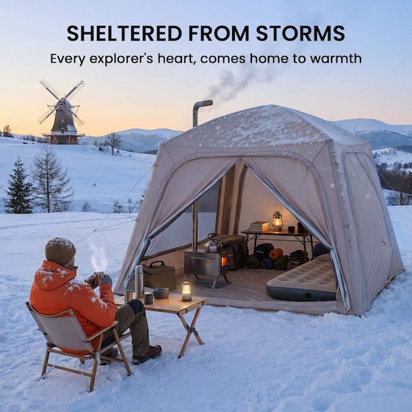 4 season one man tent STELLA Seasons Single Camping survivalist gear The tent features a Schattierwirkung:60% CROSSCAMP Camper Van Flex
