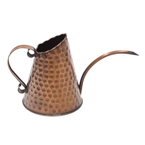 Achla Designs Dainty Hammered Watering Can, 12 in. Long, Copper Finish