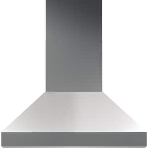 Titan 36 in. 750 CFM Wall Mount Range Hood with LED Light in Stainless Steel