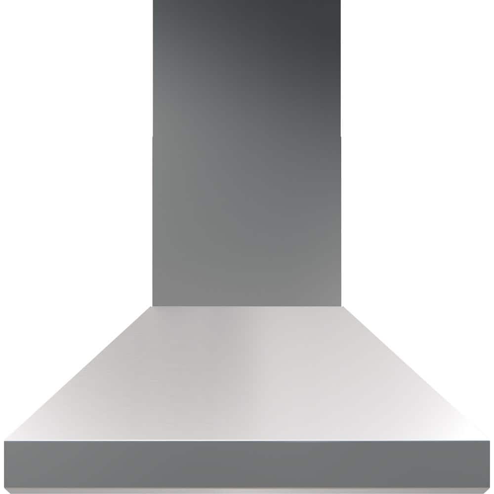 Zephyr Titan 42 in. 750 CFM Wall Mount Range Hood with LED Light in Stainless Steel, Silver
