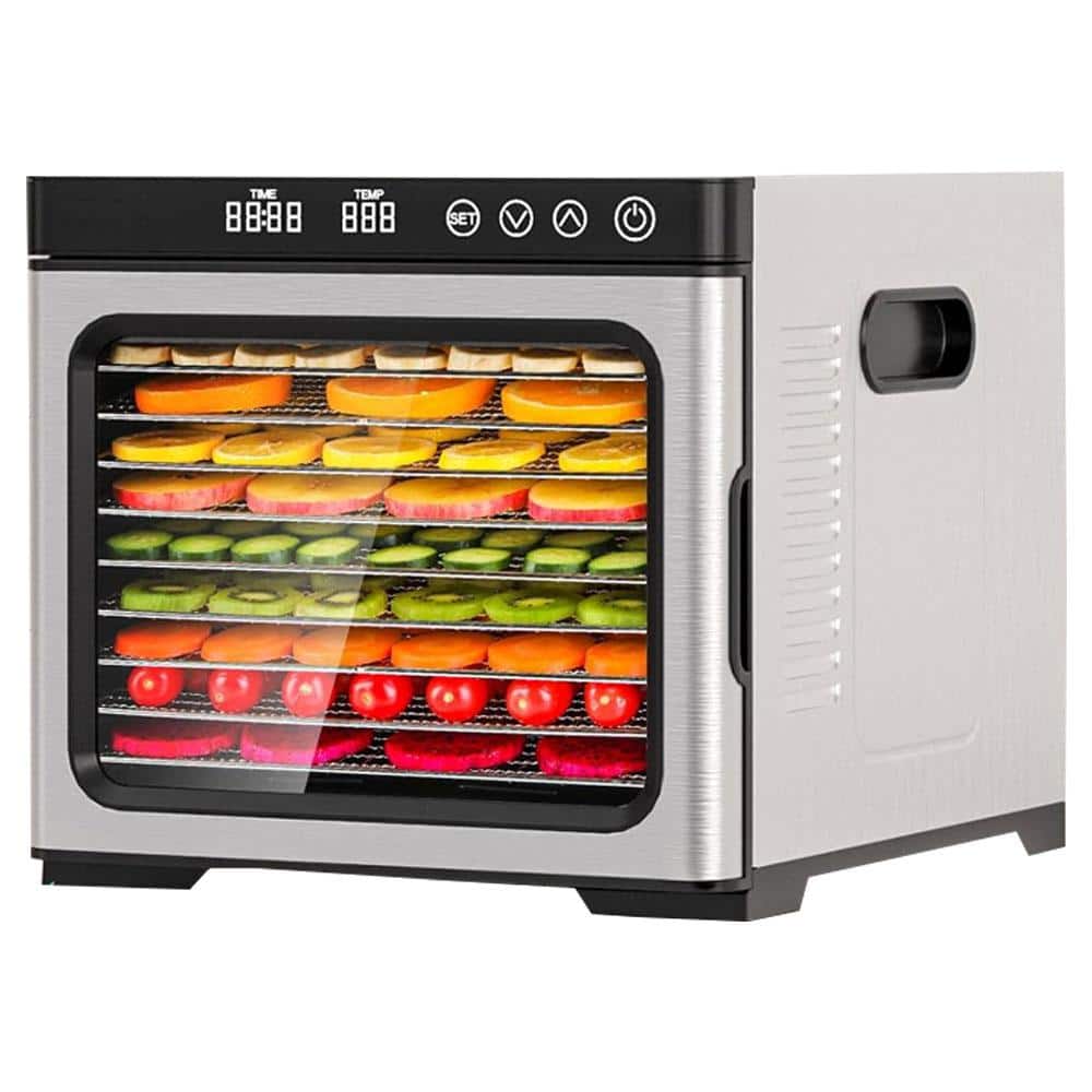 9-Tray Stainless Steel Food Dehydrator with Temperature Control 1000W, 8.7sq.ft Drying Space, 48H Timer for Food & Jerky price history on PriceWatchPro